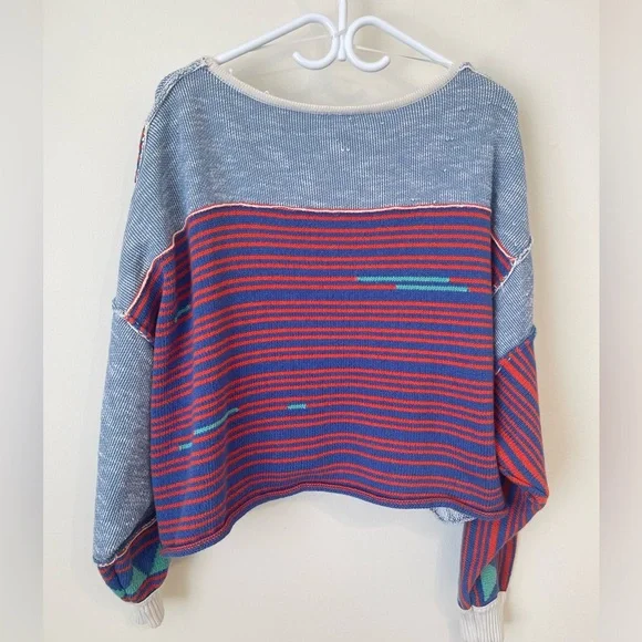 Free People Bermuda combo oversized sweater - Picture 7 of 11